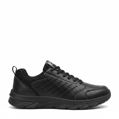 footmaxldn Men's Waterproof Sneakers | Cushioned Thick-Sole Running & Walking Shoes - footmaxldn
