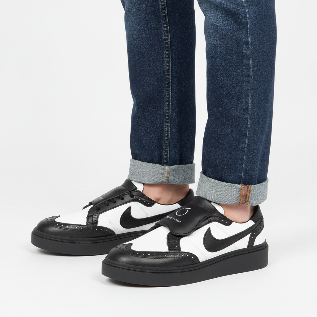 Nike Kwondo 1 'Panda' Low-Top Sneakers – Black & White